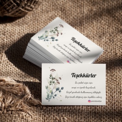 Teşekkür Kartı 001